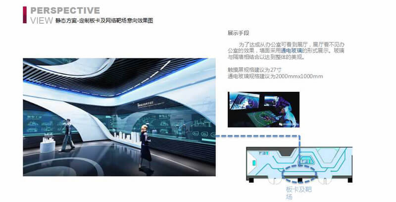 赛凡策划之北京仰联信通技术有限公司展厅概念方案