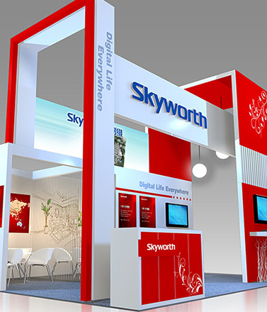 新加坡通信展（CommunicAsia）特装展台设计与搭建