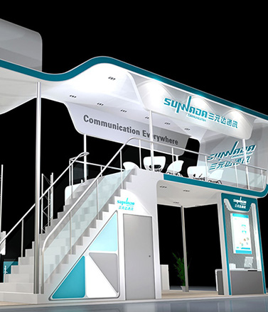 北京国际通信展特装展台设计与搭建